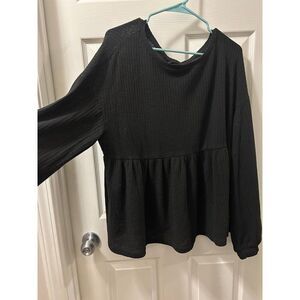 Maternity Waffle Knit Drop Shoulder Tee - 2xl